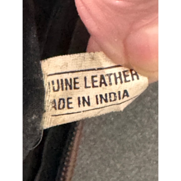 Sash Genuine Leather Shoulder Bag Brown Distressed Hobo Style - Picture 3 of 14